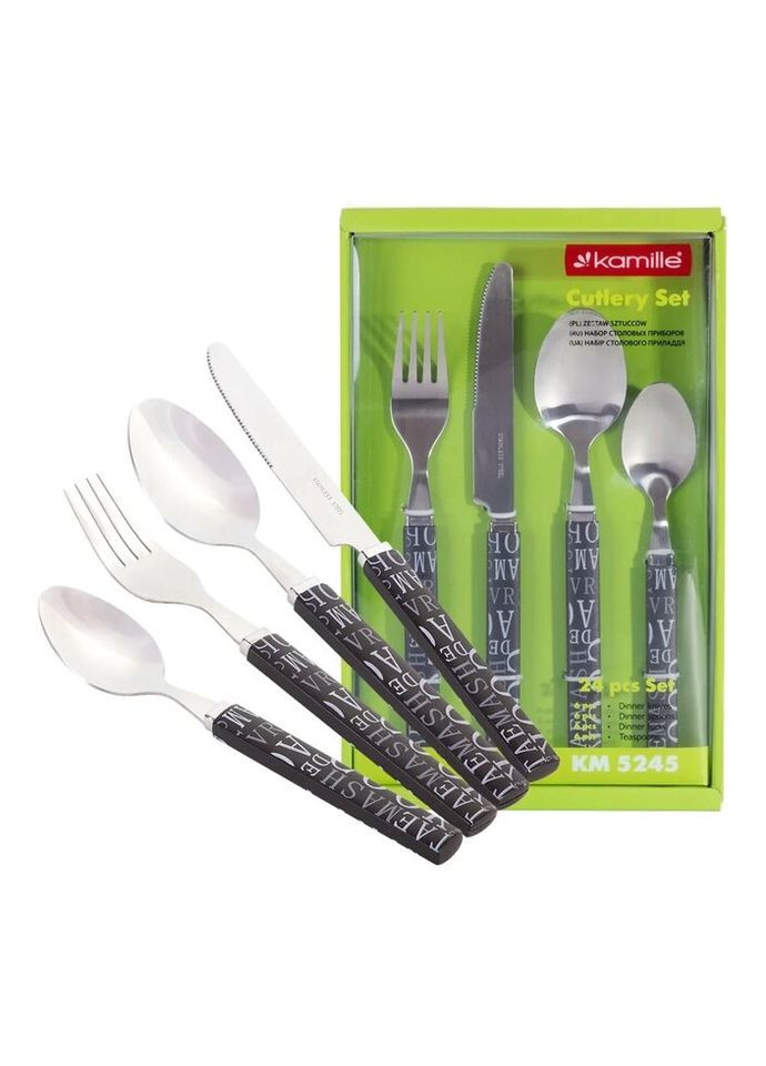 Набор столовых приборов KM-5245 24 предмета Kamille (324031617)