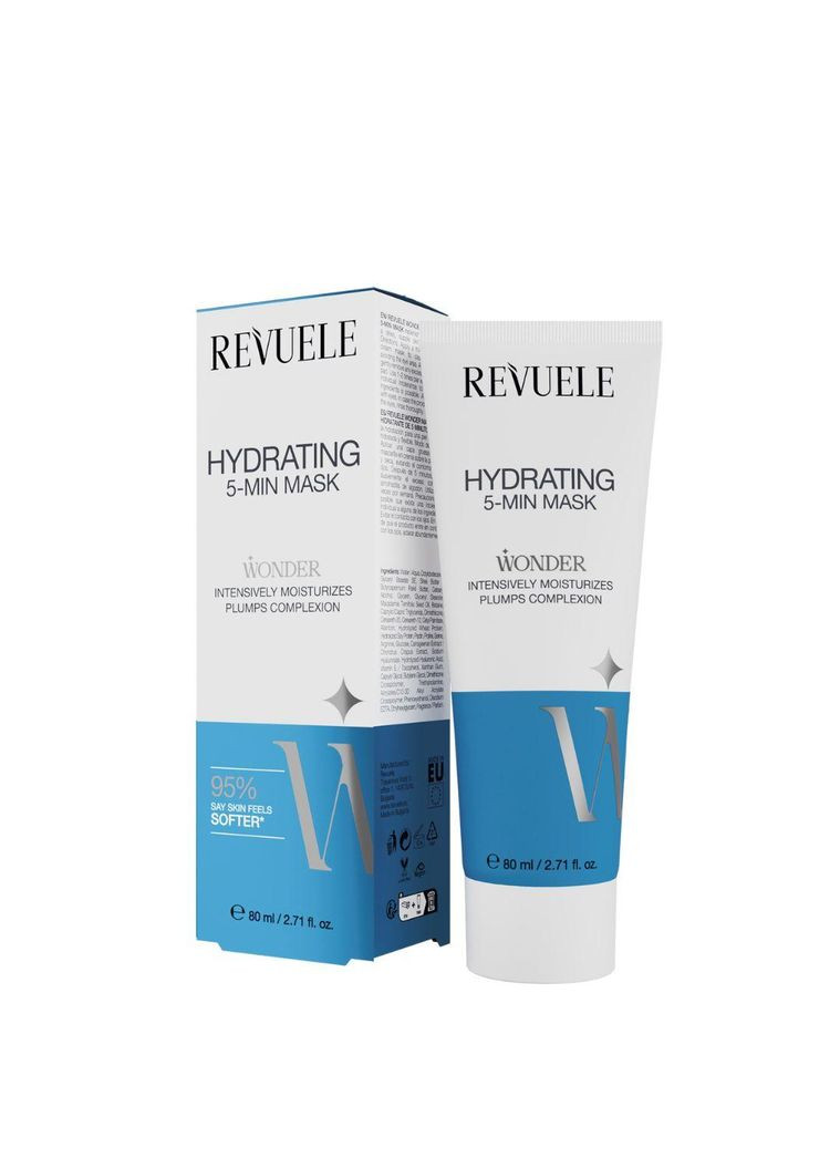 Маска для обличчя зволожувальна Wonder 5-хвилинна, 80 мл REVUELE (355312991)