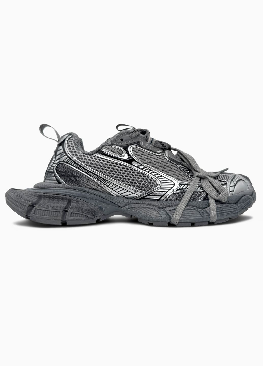 Кроссовки женские и мужские Balenciaga 3XL Grey | Баленсиага 3ХЛ серые No Brand серые демисезоны (341264131)