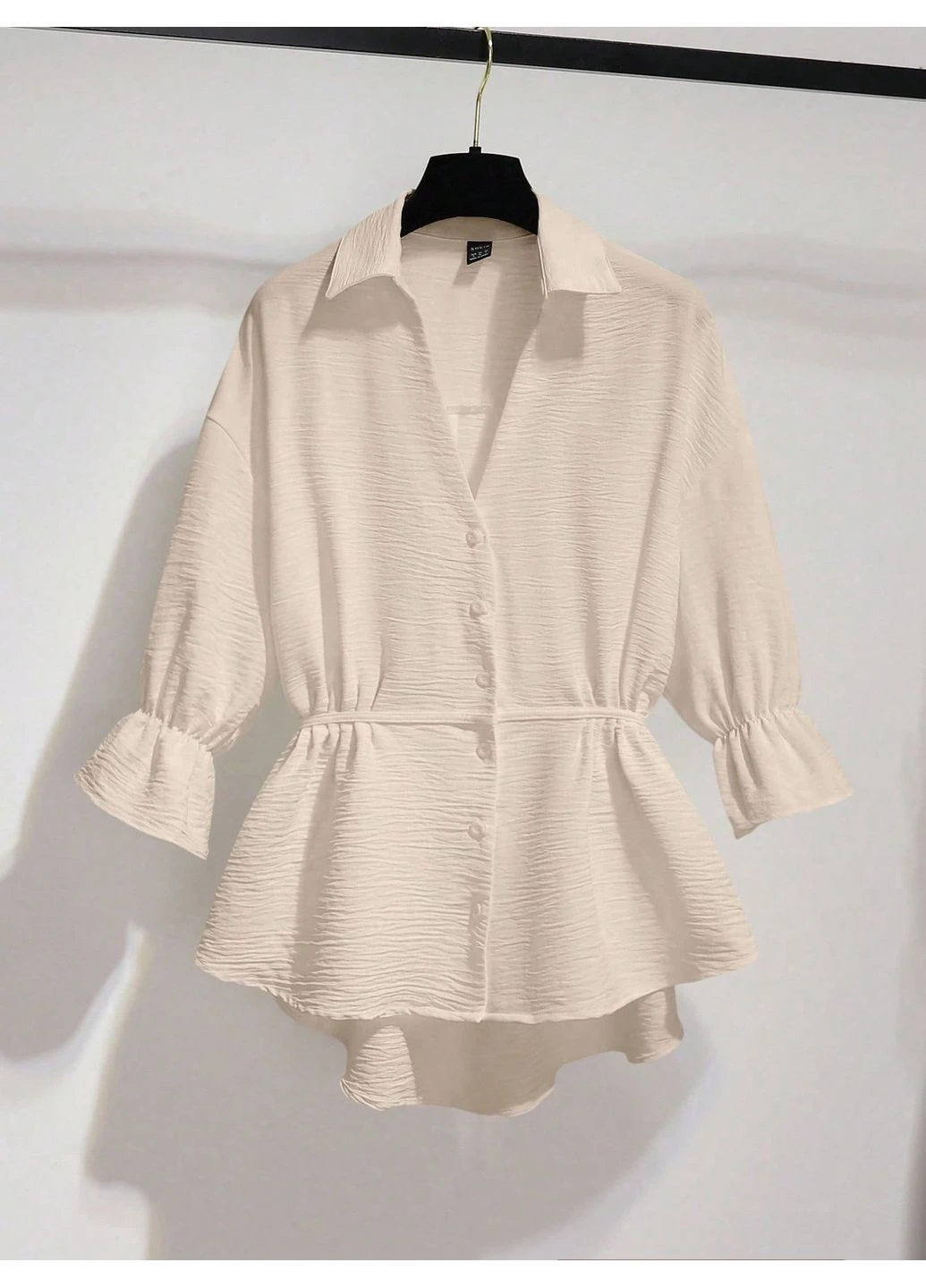 Кремовая блуза SHEIN