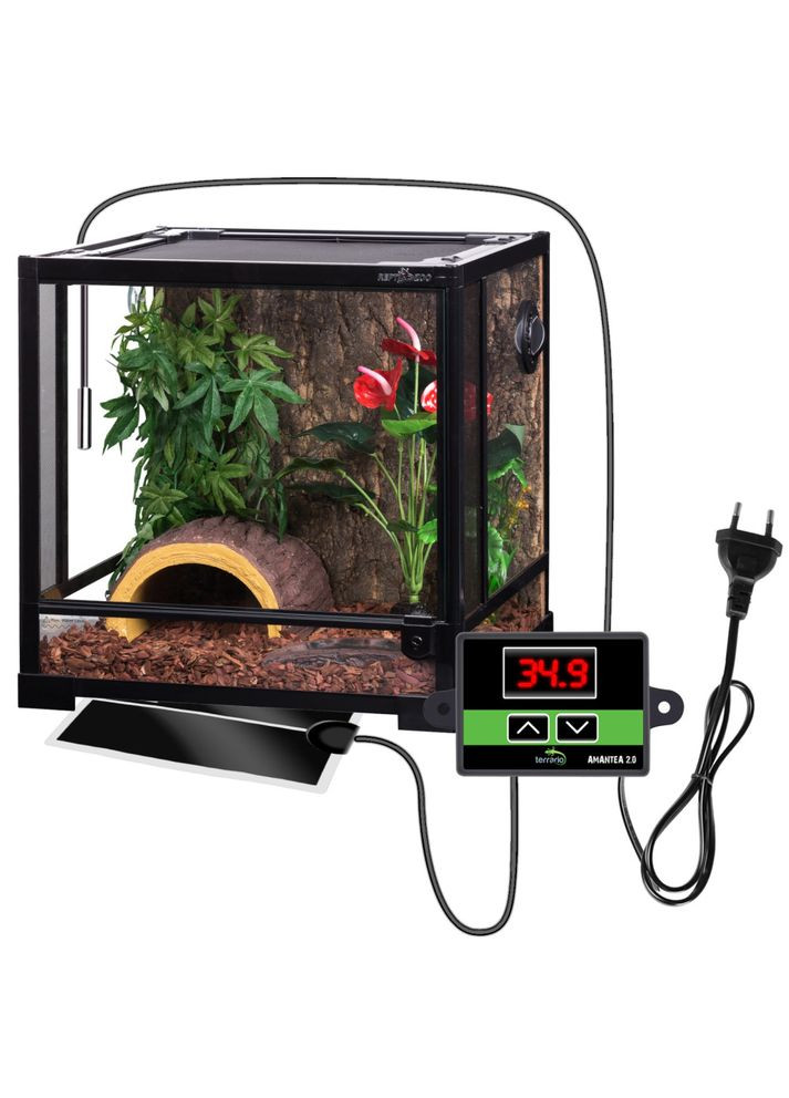 Нагрівальний мат з термостатом Amantea 2.0 35W 65x28см Terrario (327433153)