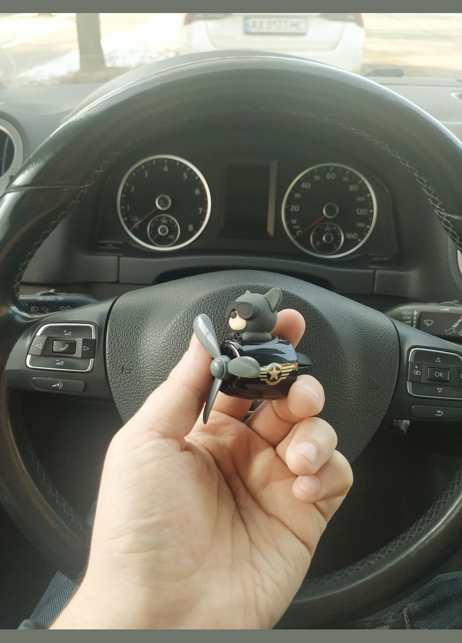 Автомобильный Ароматизатор Котенок Пилот беж многоразовый на пружине Pilot (322463286)