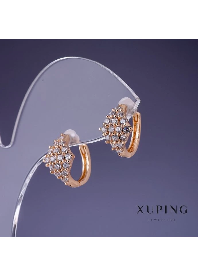 Серьги Xuping 13х10мм "позолота 18К" Хит продаж! Xuping Jewelry (377330952)