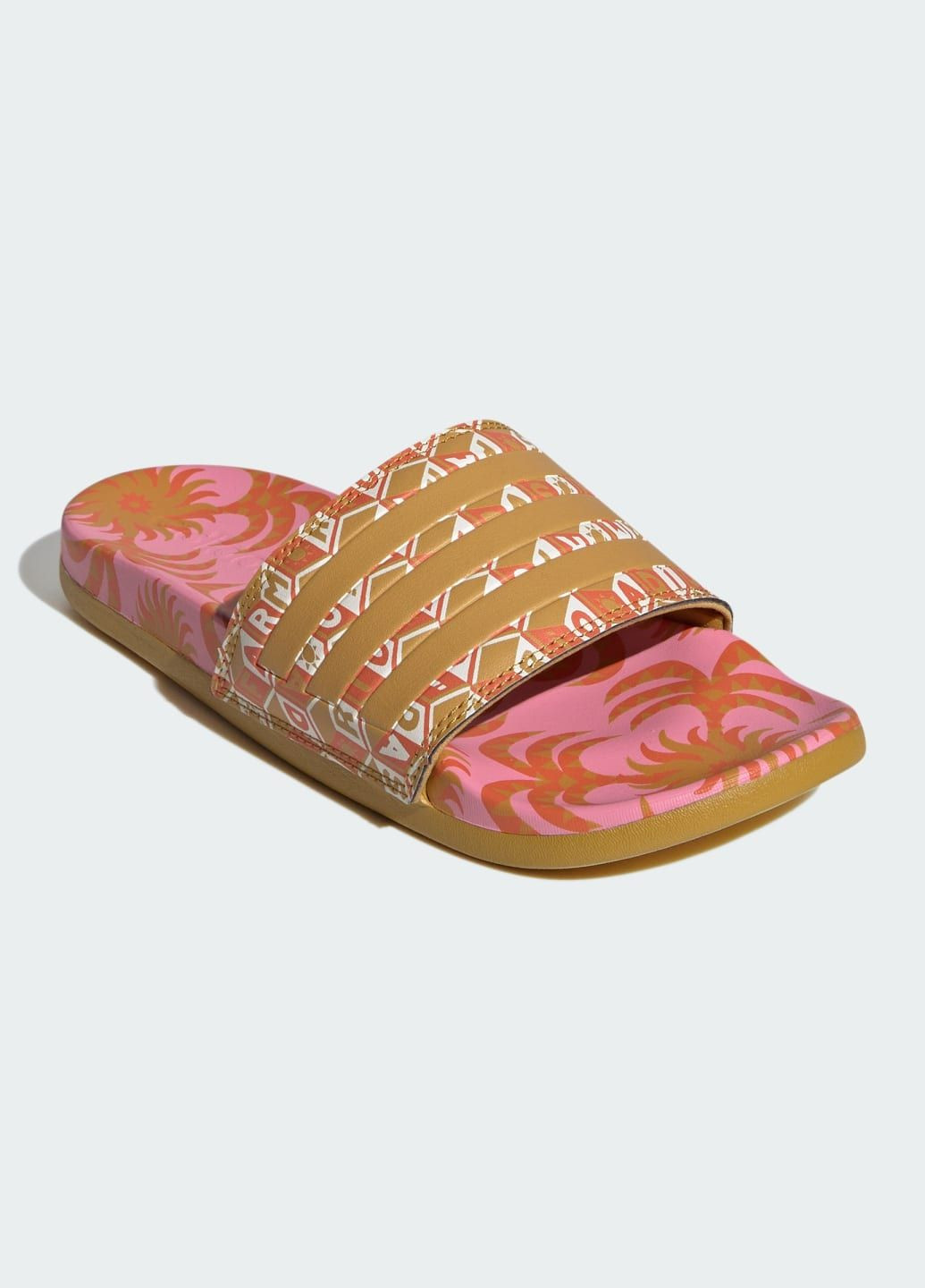 Розовые шлепанцы adilette comfort adidas
