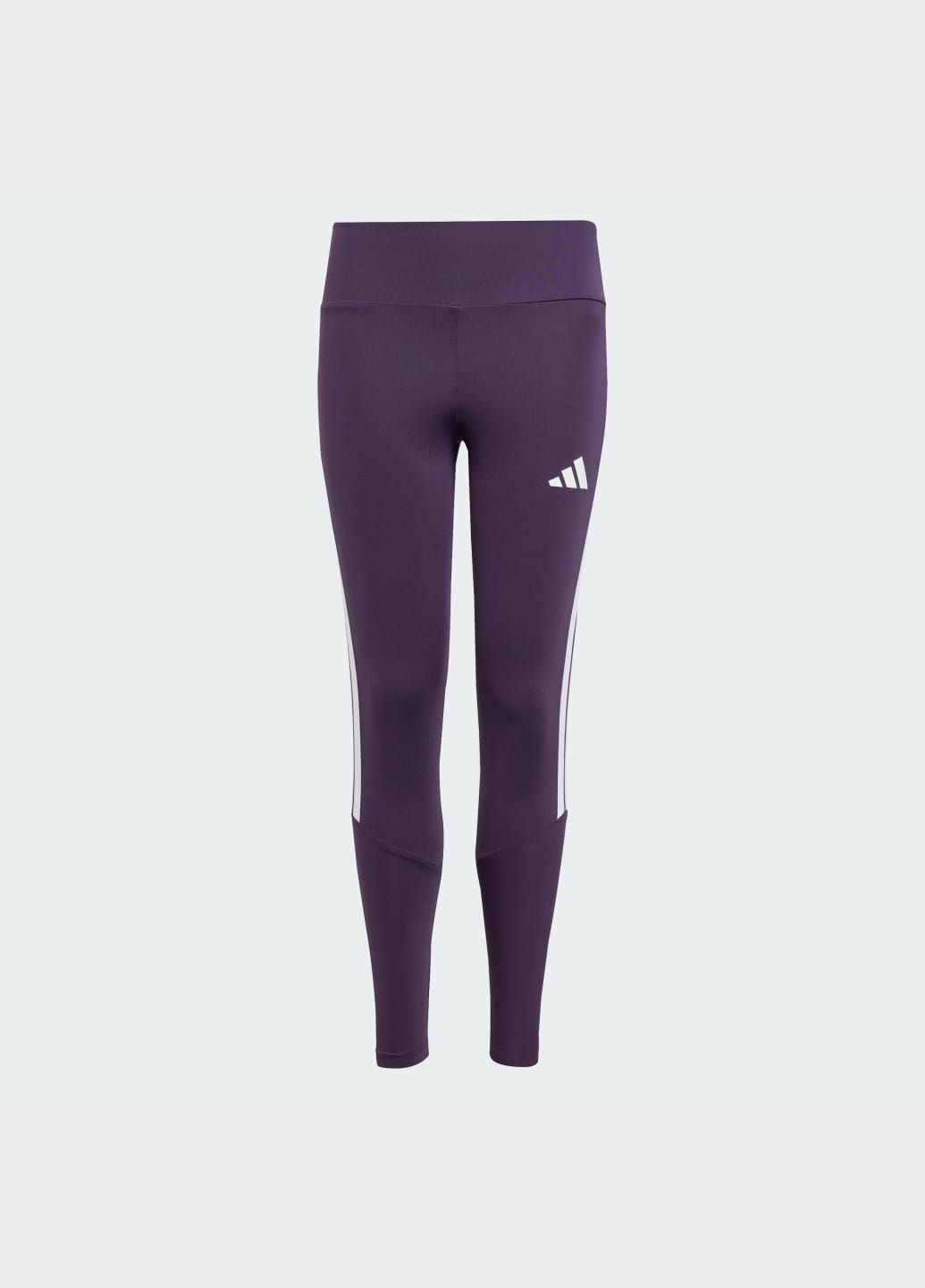Фиолетовые демисезонные леггинсы train essentials 3-stripes kids adidas