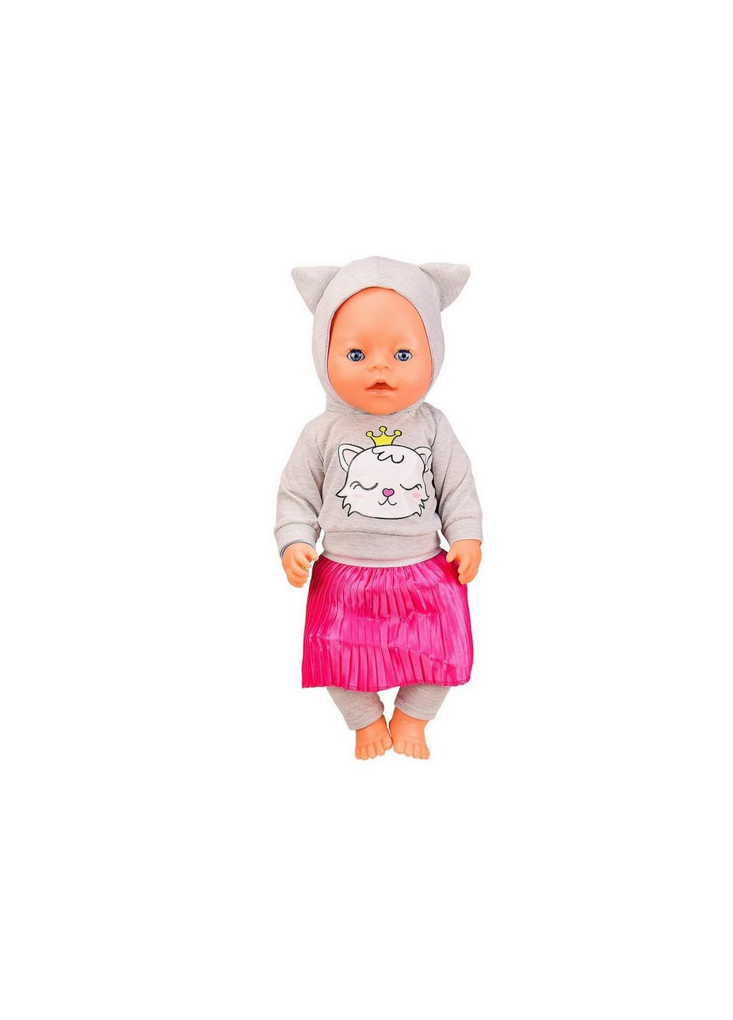 Дитяча лялька-пупс BL037 в зимовому одязі, пустушка, горщик, пляшечка Вид 3 Bambi (283324799)