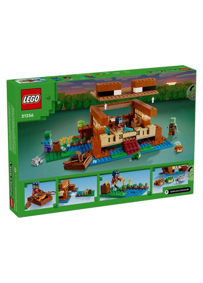 Конструктор Minecraft Будинок у формі жаби 400 деталей (21256) Lego (281425579)