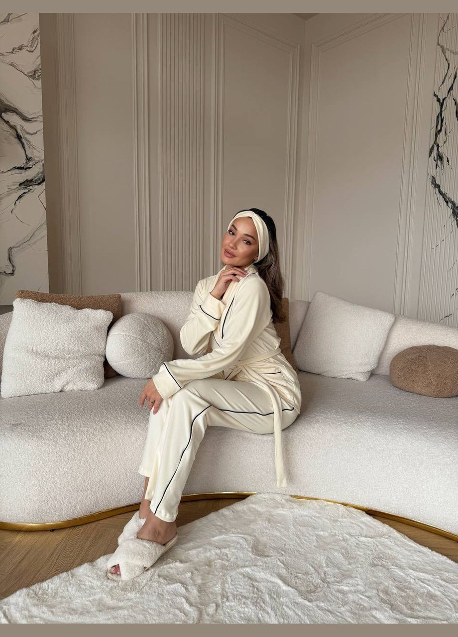 Молочная пижама No Brand