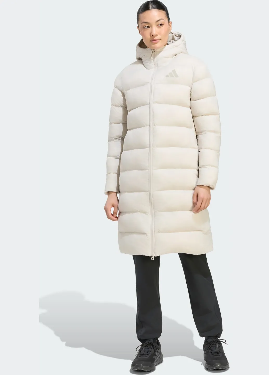 Бежева демісезонна парка terrex multi climawarm adidas