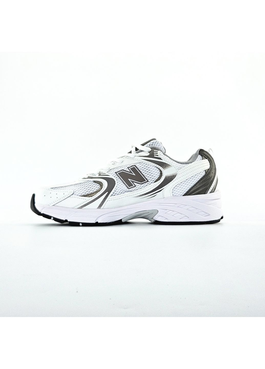 Белые демисезонные кроссовки мужские new balance 530 white grey | нью беланс 530 белые No Brand