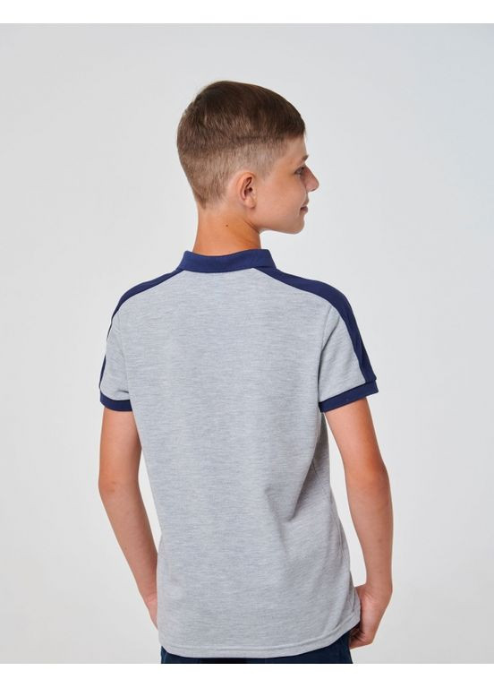 Футболка-поло (короткий рукав) Сірий меланж Smil (349226186)