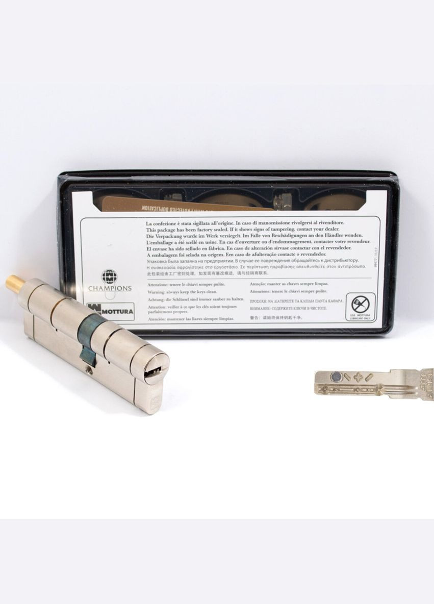 Art. C39F415101 Циліндр 41 * 51 кл під пов. мат нікель 5кл Mottura (322647870)