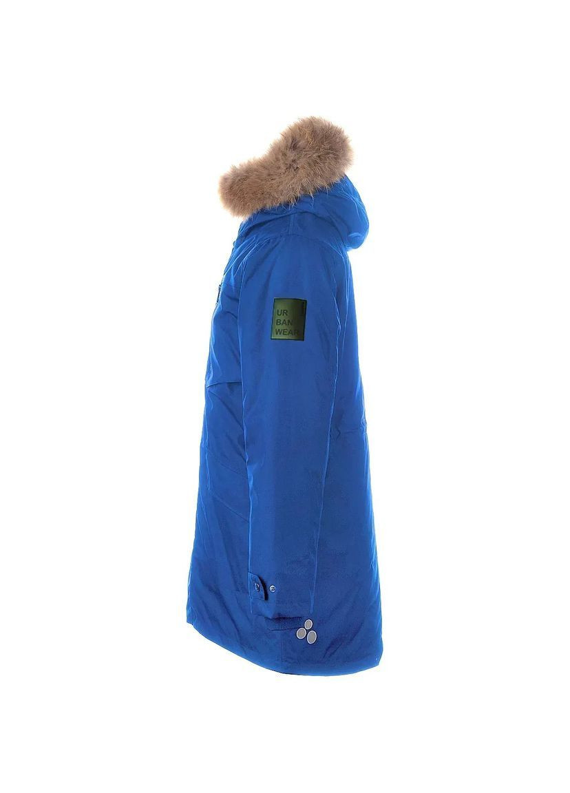 Синя куртка-парка зимова david 1, р.xl, синій () Huppa 12278120-70035-0XL