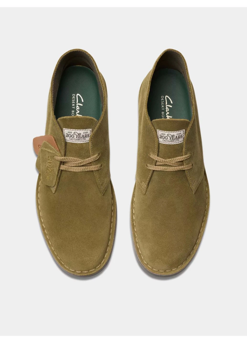 Оливковые осенние ботинки 6305811 оливковый om4055 Clarks
