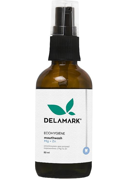 Ополаскиватель для полости рта "Освежающий" с микроэлементами - De La Mark 50ml (908263-24883) DeLaMark (368609820)