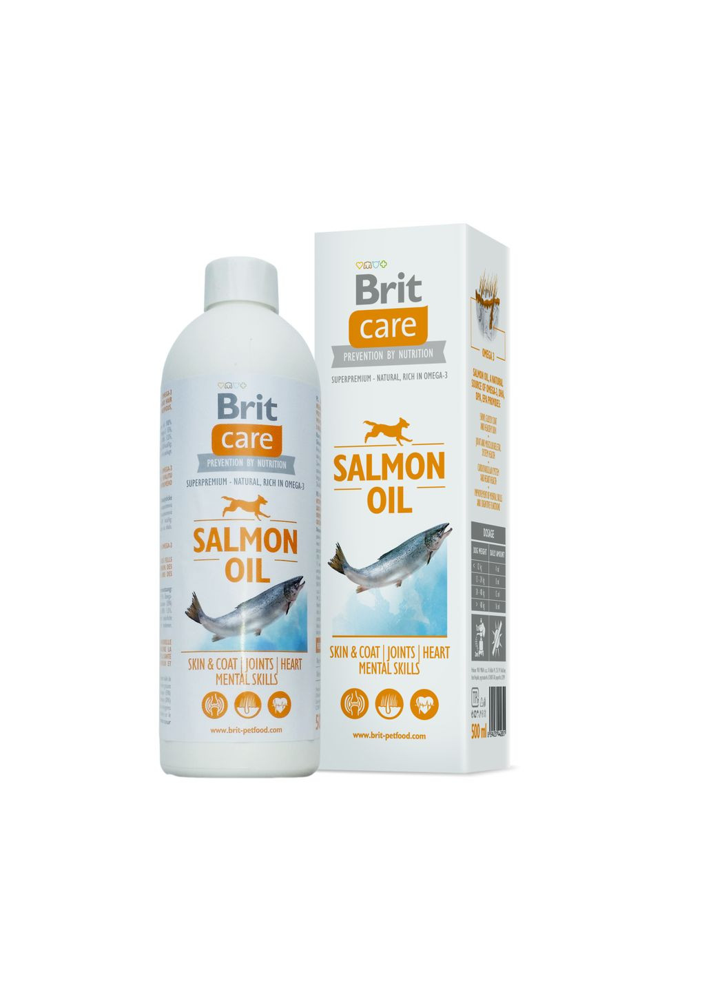 Олія лосося для собак 500 мл (8594031442851) Brit Care (307360014)
