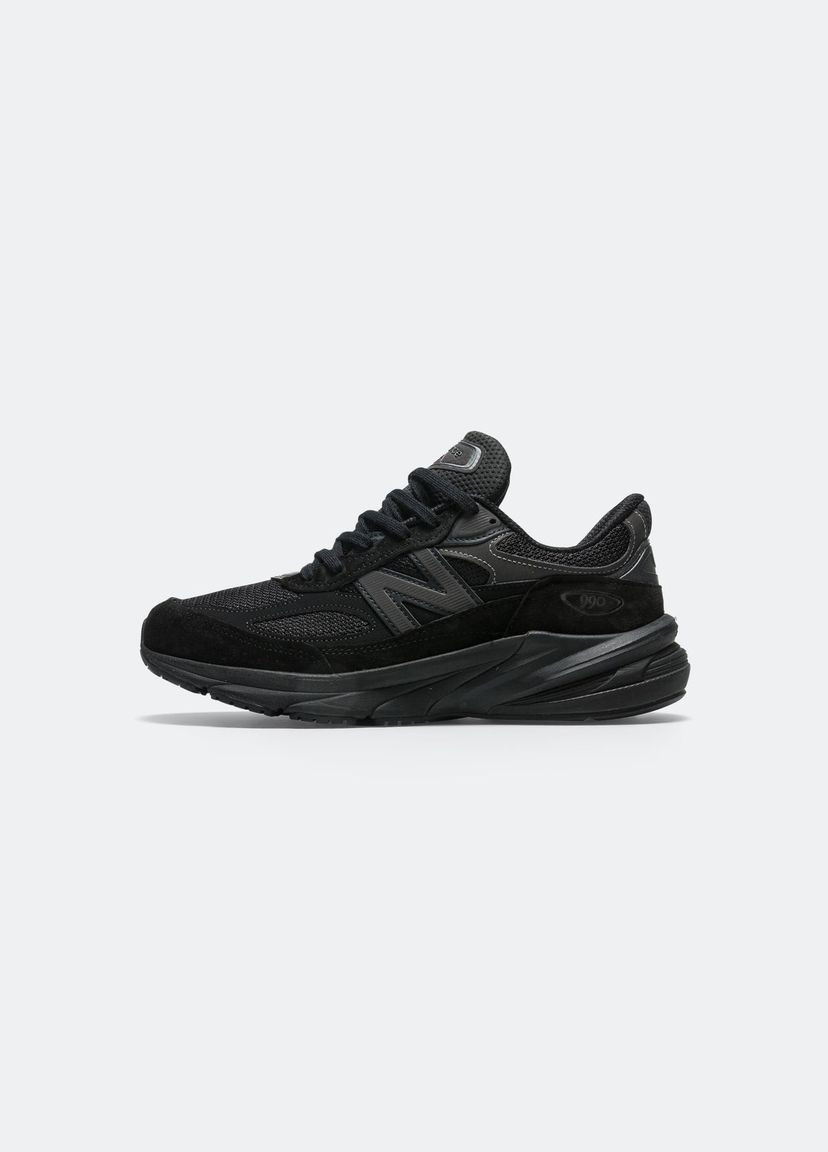 Черные демисезонные кроссовки мужские 990 v6 (u990bb6) New Balance