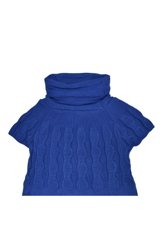 Вязаная туника для девочки, Синяя (1153) Milusie (371597830)