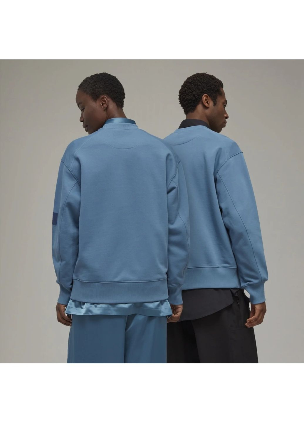Свитшот унисекс Y-3 Organic Cotton Terry Crew Sweater Blue IB4799 adidas (364838220)