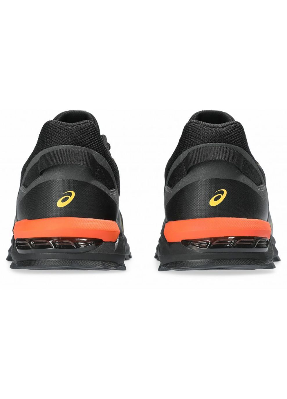 Комбіновані Осінні чоловічі кросівки для бігу gel-citrek ns чорний. жовтий. помаранчевий Asics