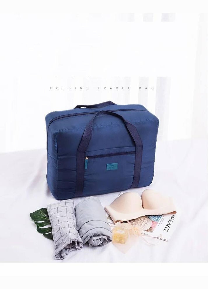 Сумка дорожня для подорожей Ручна поклажа Синій колір No Brand (306554468)