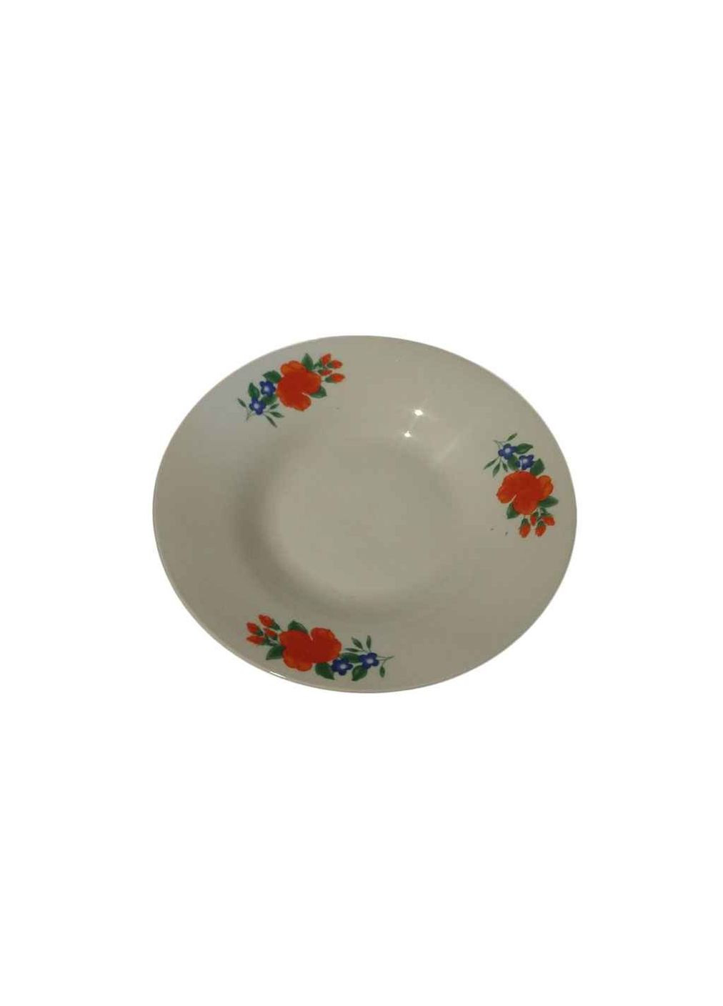 Тарелка суповая Тарелка 20см "Роза" 12шт Valentin (357222043)