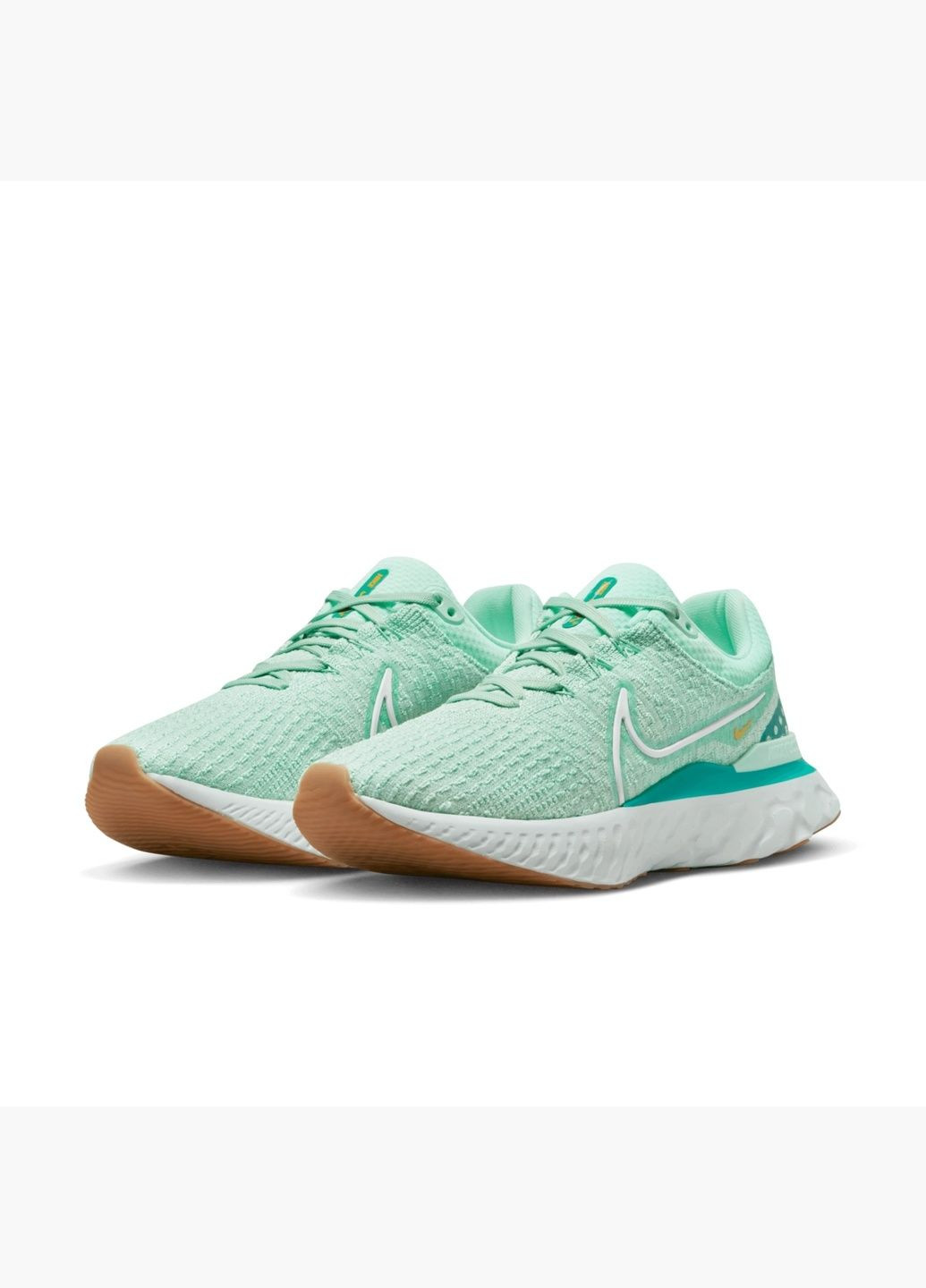 Кроссовки женские React Infinity Run Flyknit 3 Turquoise Dd3024-301 Nike бирюзовые (333653473)