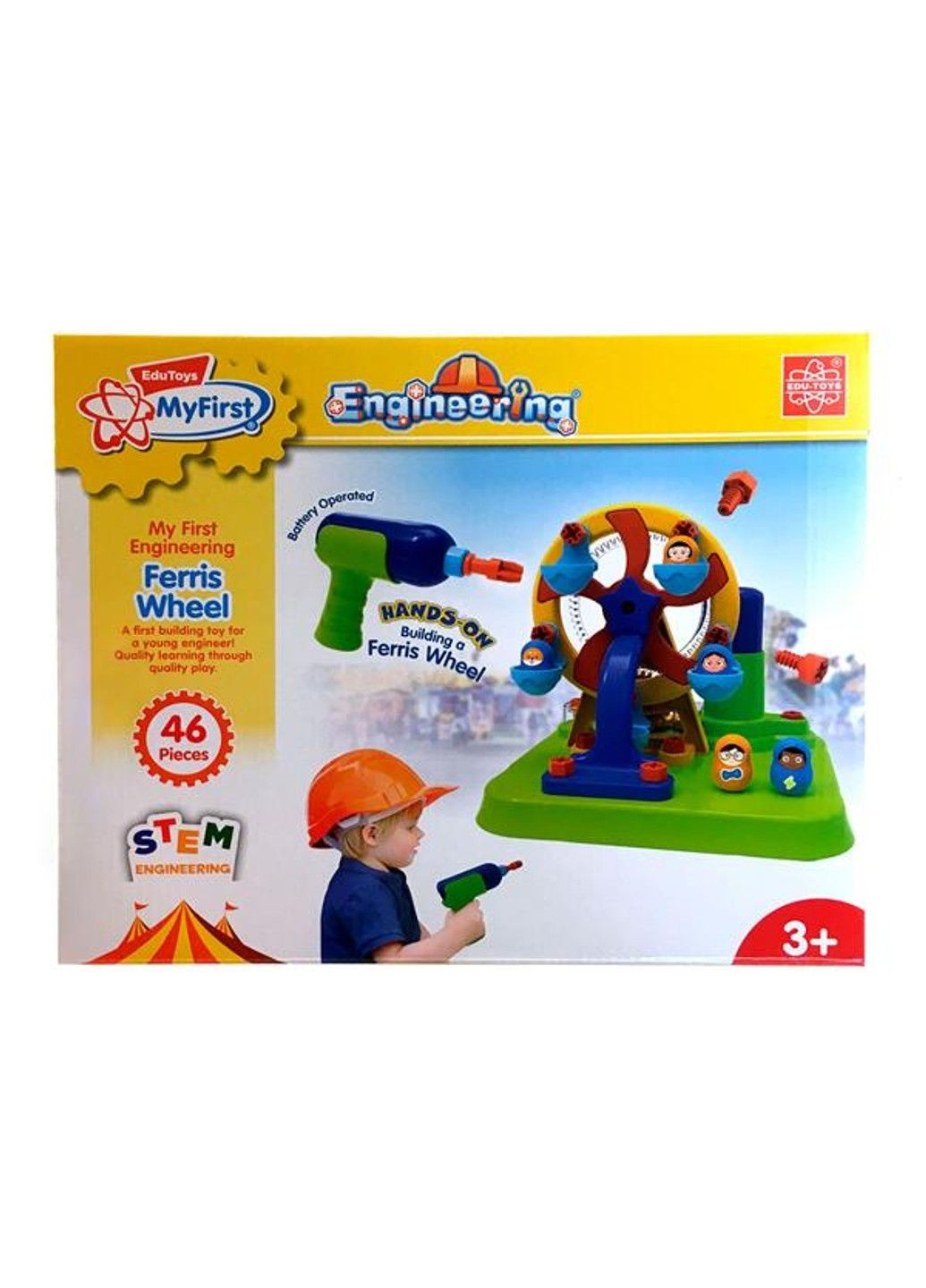 Набір для складання Колесо огляду з інструментами 46 деталей (JS025) EDU-Toys (331299874)