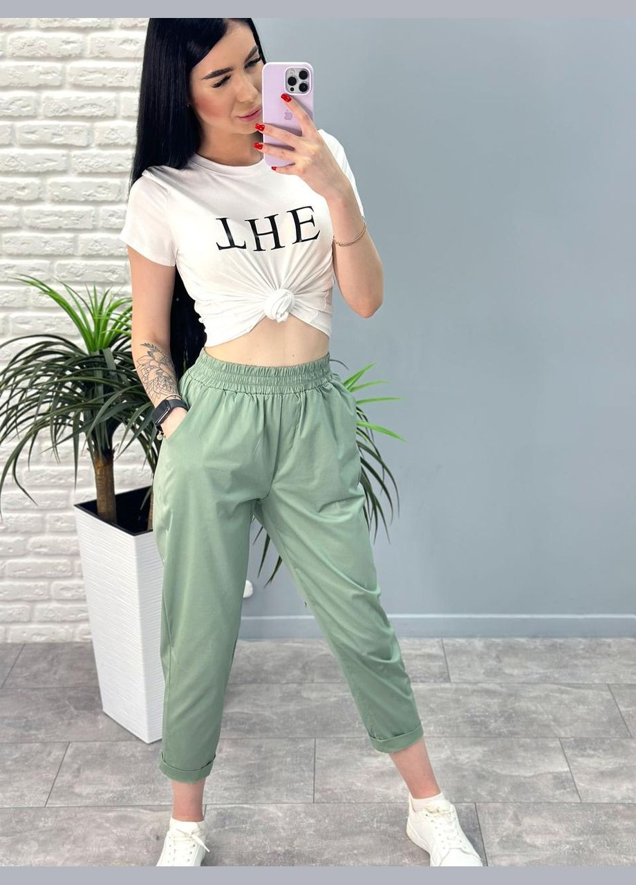 Літні штани з підворотом Fashion Girl (301474243)