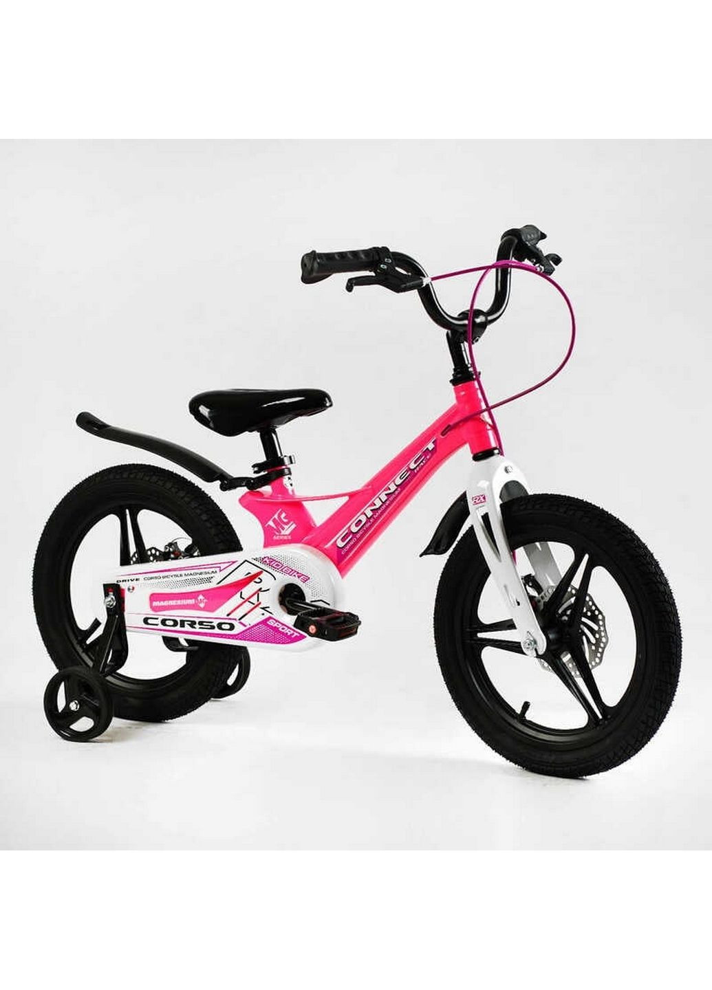 Дитячий велосипед "Connect". Магнієва рама, дискові гальма Corso (288046646)