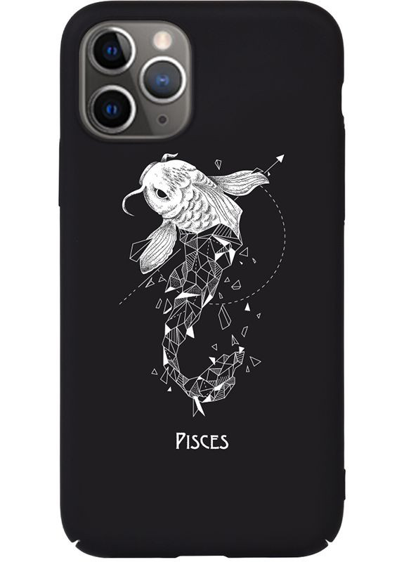 Чехолнакладка Full PC Print Case Apple iPhone 11 Pro #170_Pisces Black Toto (301782193)
