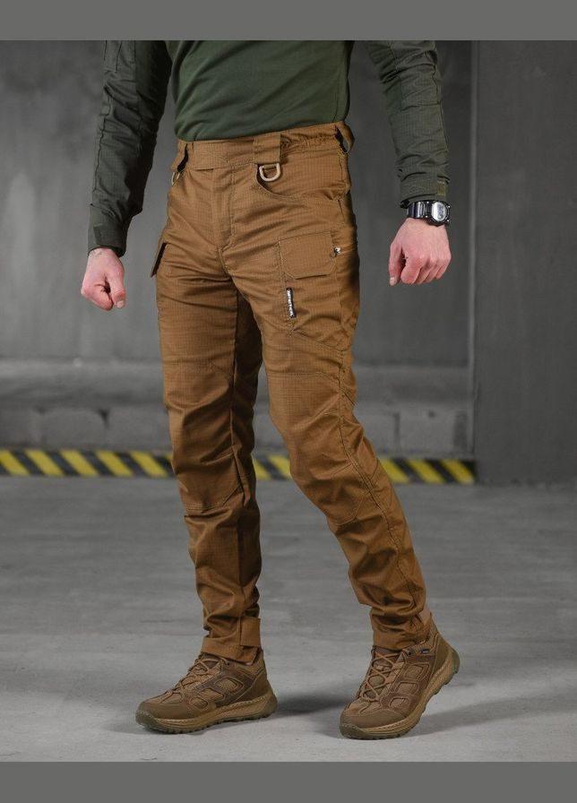 Тактические демисезонные штаны рип-стоп койот No Brand (317298986)