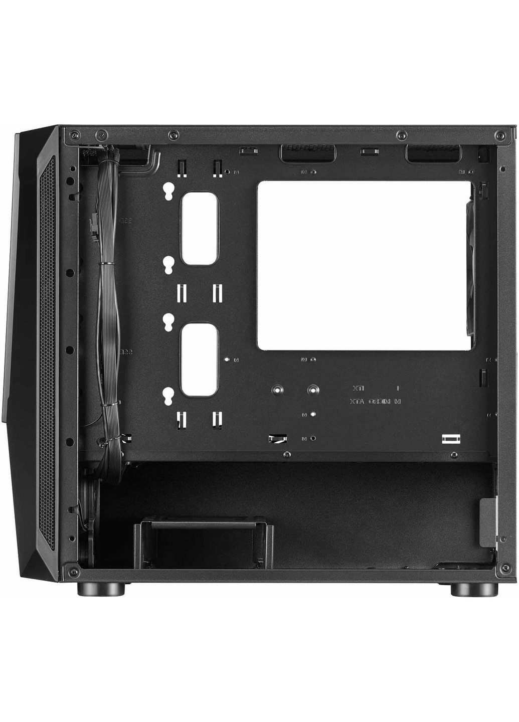 Корпус Fara V1M Pro Tempered Glass без БП (SST-FAV1MB-PRO) Black Silver Stone (360418044)