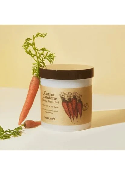 Заспокійливі антиоксидантні пади Carrot Carotene Calming Water Pad 60 шт SkinFood (386856573)