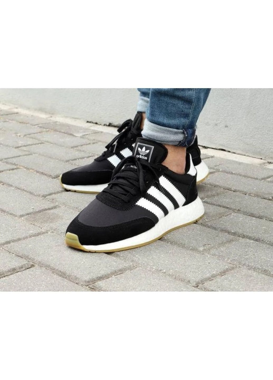 Чорні кросівки чоловічі i-5923 iniki runner black d97344 adidas