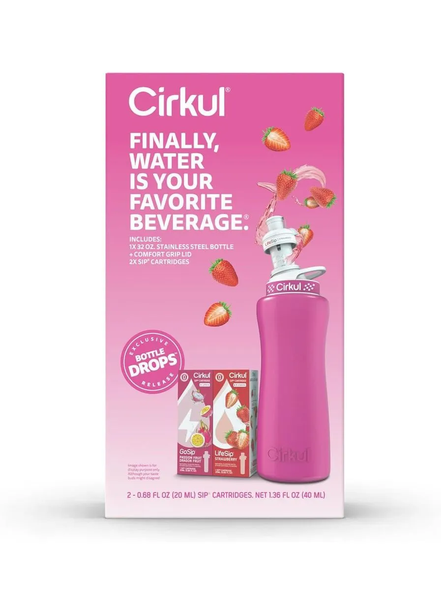 Бутылка Stainless Steel Water Bottle Starter Set Black 960ml Cirkul (405237047)