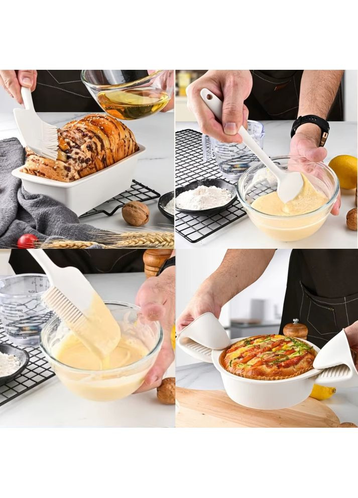 Набір форми силіконові для випічки 22 штук, комплект кухонного приладдя з прихватками, No Brand (360920497)