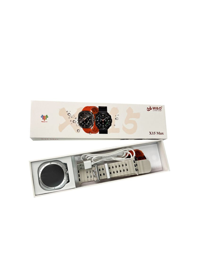 Смарт-годинник White W&O X15 Max Amoled+IP67 (342722319)