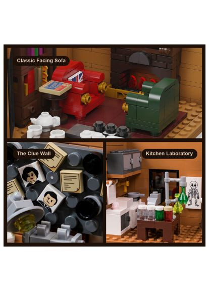 Конструктор Шерлок Холмс: Квартира 221B на Бейкер-стріт (85014) Pantasy Шерлок Холмс Квартира 221B на Бейкер-стріт (366658490)