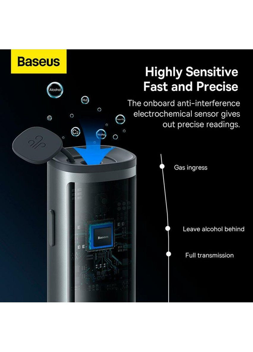 Алкотестер SafeJourney Pro Series Breathalyzer, Space Grey (SK-RV) Baseus (359426792)