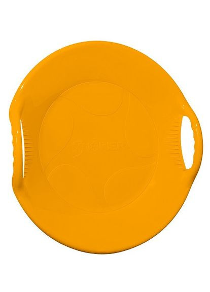 Зимние санки-диск Танирык оранжевые для детей и взрослых легкие ледянки для зимнего катания ProDobro (367264975)