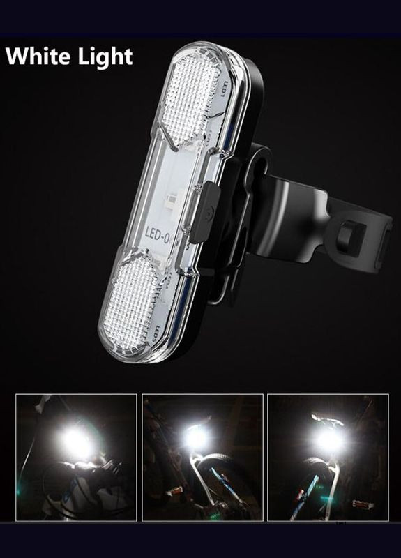 Велосипедна мигалка з білим світлом AS1010 збоку вело фара габарит акумуляторний 4 режими WD (297330974)