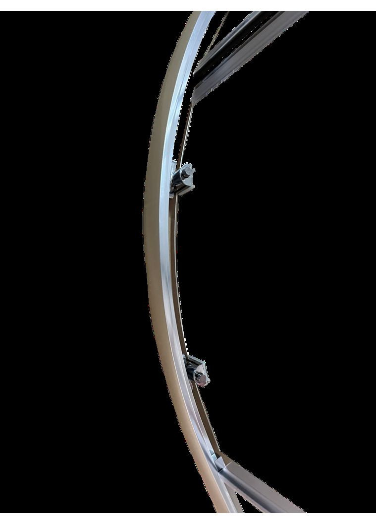 Душова кабіна без піддону SR SC04-90x90x195-TR-01 прозоре скло Easy Clean 5мм, хром (KR5360) KOER (330027325)