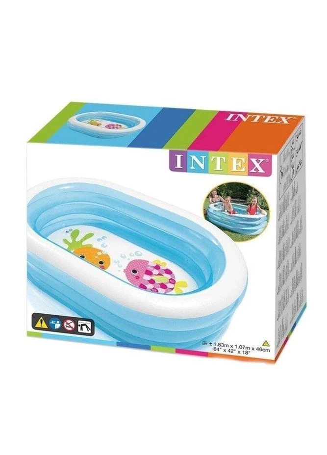 Басейн дитячий надувний Ніжність 163x107 см (57482) Intex (388379250)