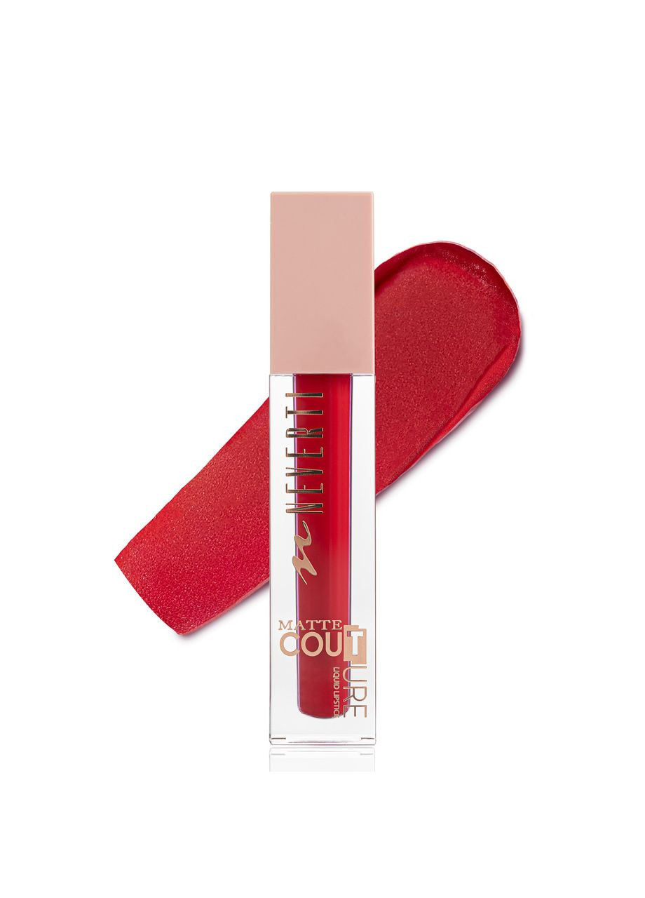 NP804 Рiдка помада для губ Matte Couture Liquid No110 (Tango Red) Neverti (372130684)