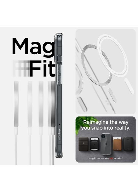Чехол для мобильного телефона (ACS06804) Spigen Apple iPhone 15 Ultra Hybrid MagFit Graphite (326596171)