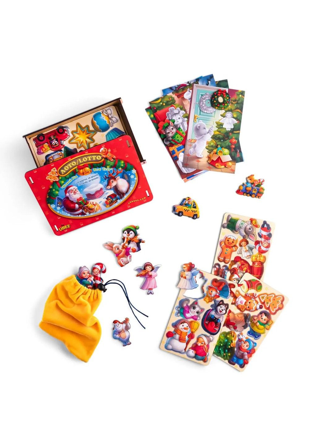 Настольная игра «Новогоднее лото» Ubumblebees (314961784)