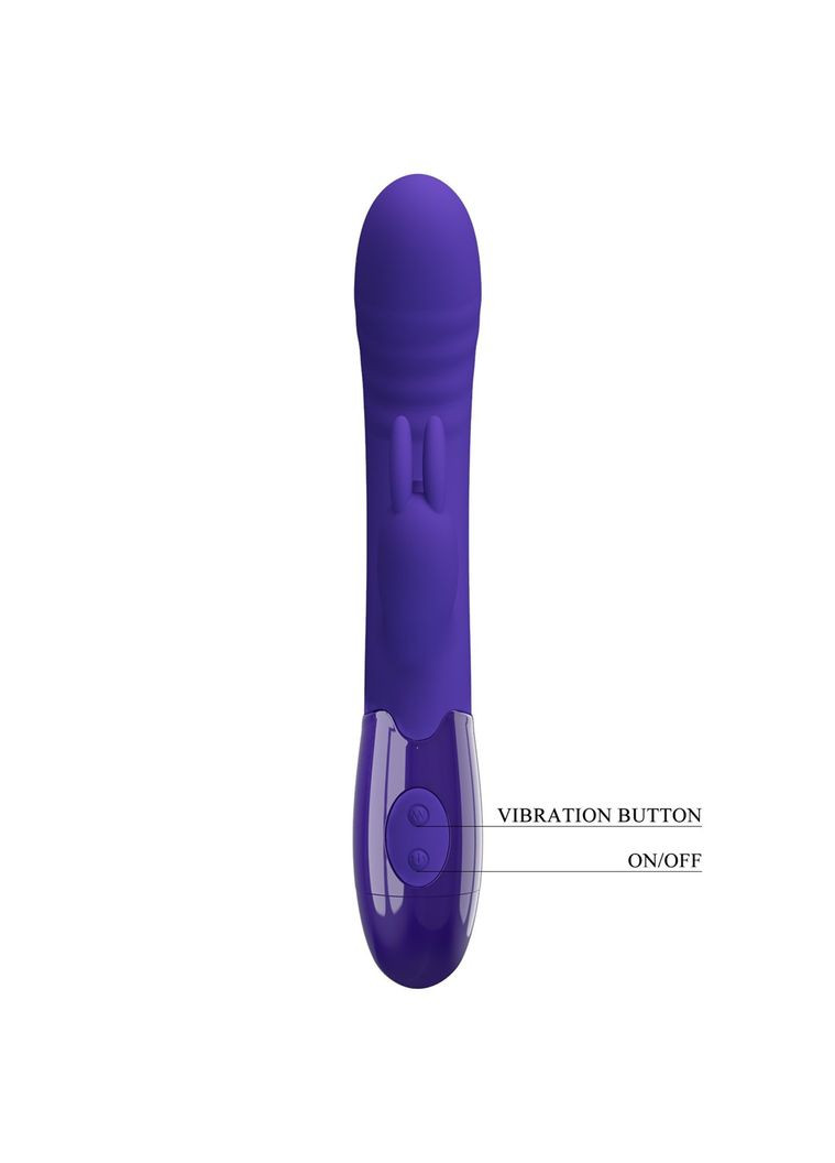 Вибратор с клиторальным отростком перезаряжаемый Pretty Love "Cerberus Youth" LyBaile (301510012)