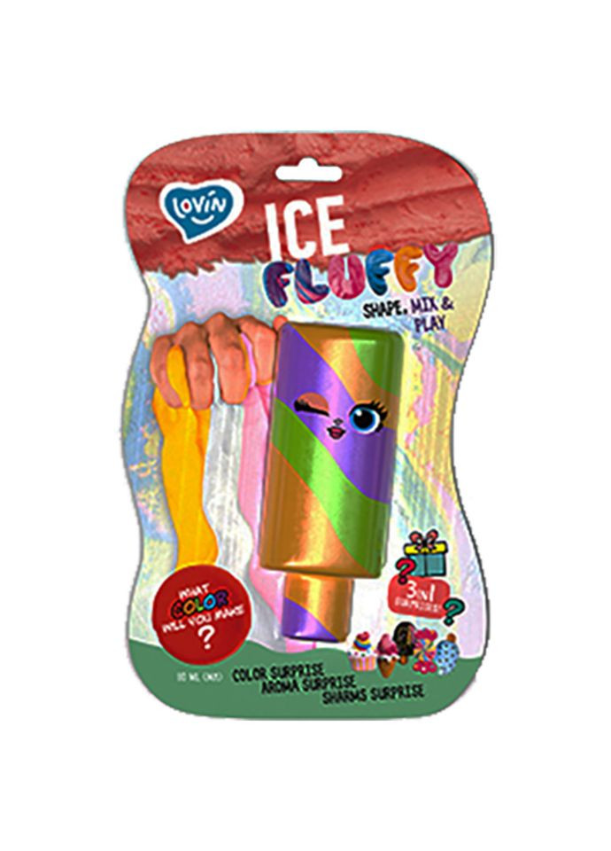 Лізун-антистрес TM Ice Fluffy ескімо 110 мл 80127 Lovin (367961539)