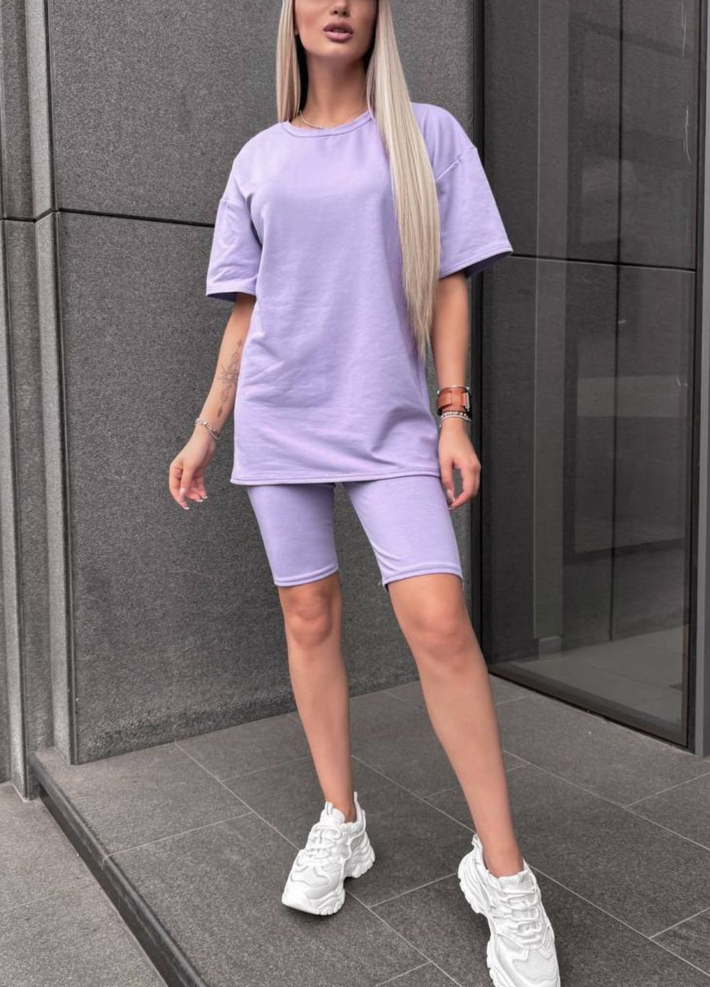 Костюм-двойка: велосипедки и футболка Україна (328432552)